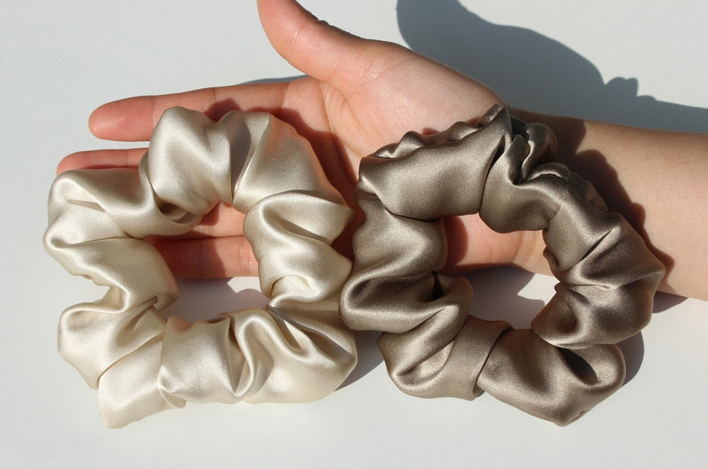 100% Pure Mulberry Silk Hair Scrunchie