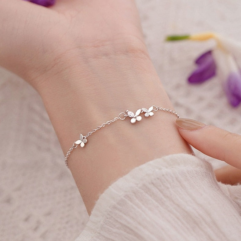 Butterfly Bracelet 925 Silver