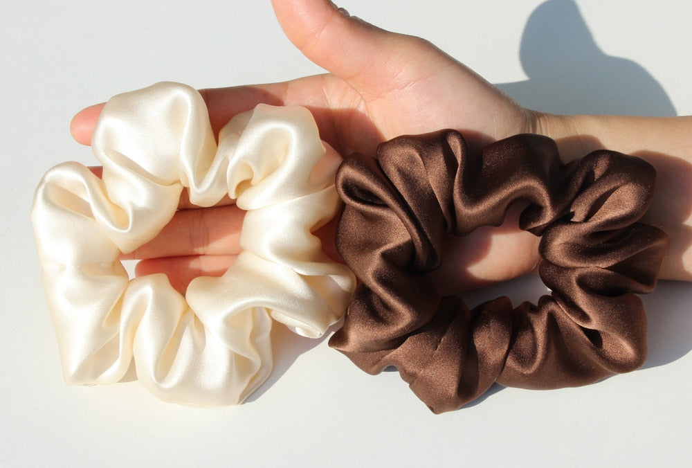 100% Pure Mulberry Silk Hair Scrunchie