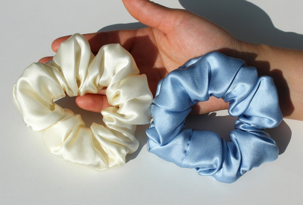 100% Pure Mulberry Silk Hair Scrunchie