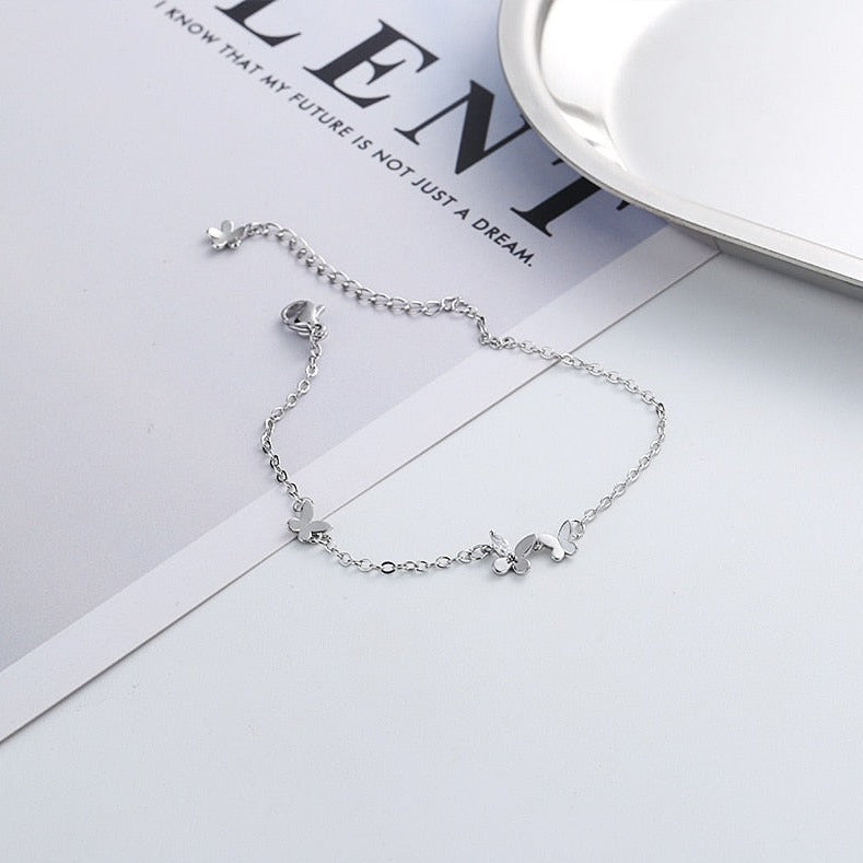 Butterfly Bracelet 925 Silver