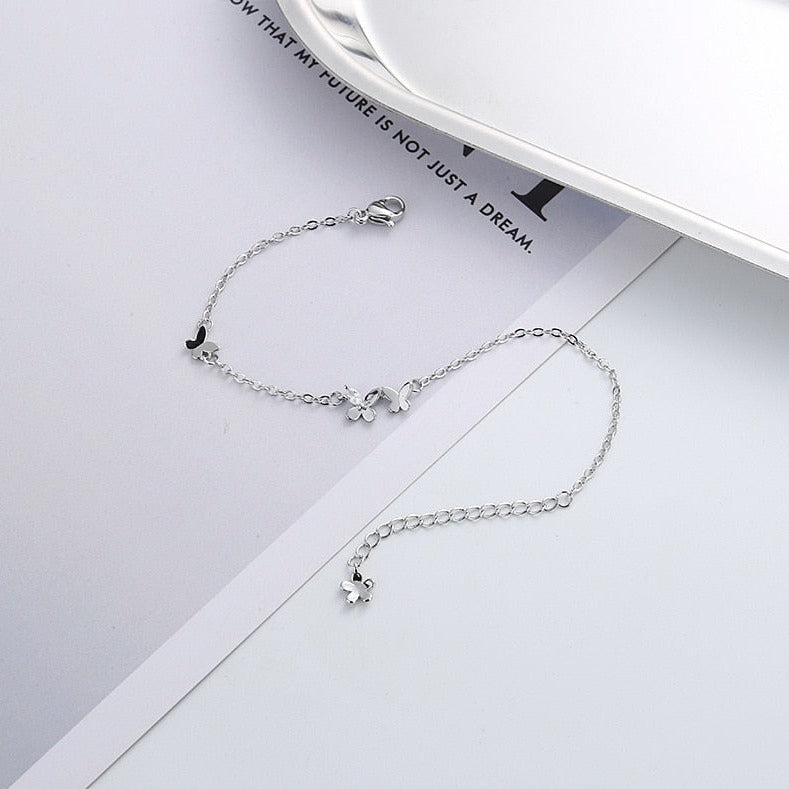 Butterfly Bracelet 925 Silver