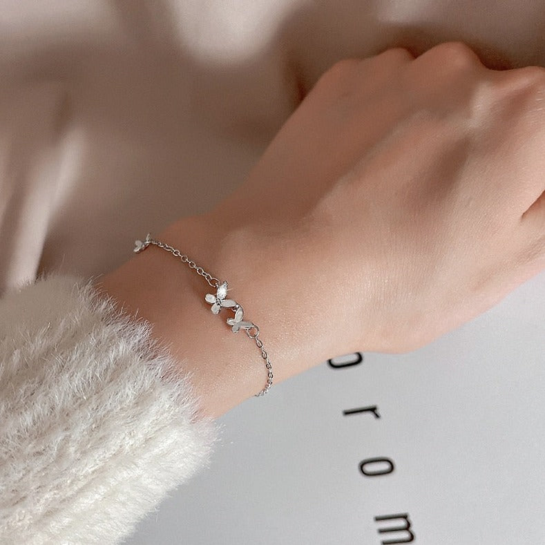 Butterfly Bracelet 925 Silver