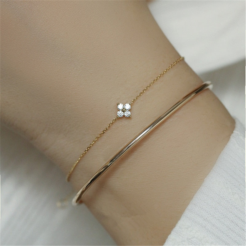 Clover Bracelet 925 Silver