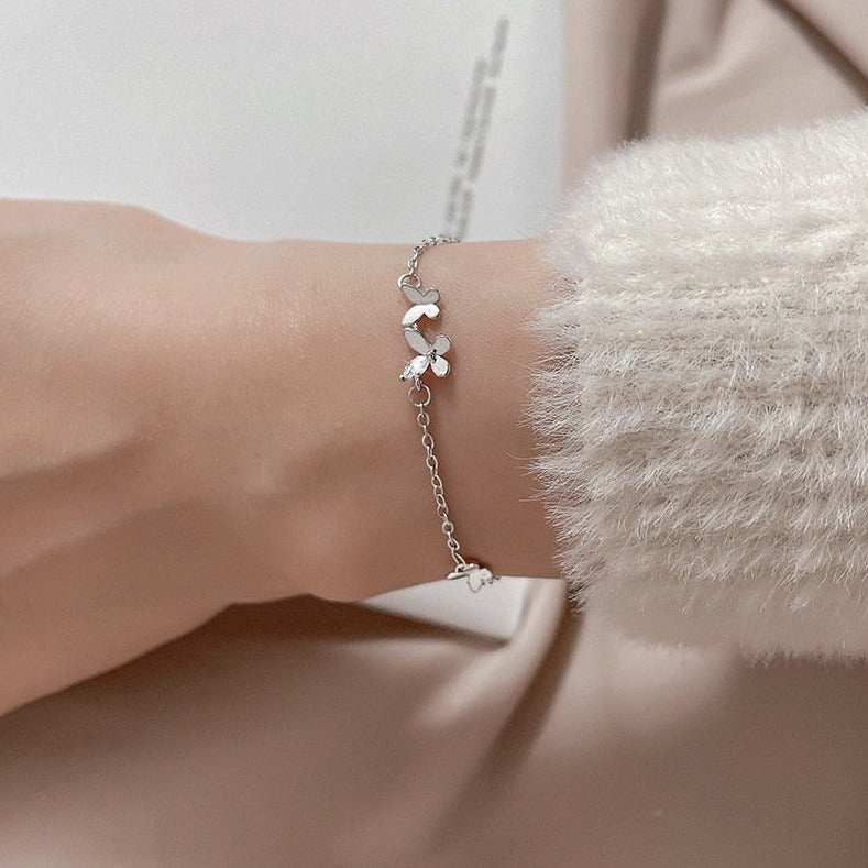 Butterfly Bracelet 925 Silver