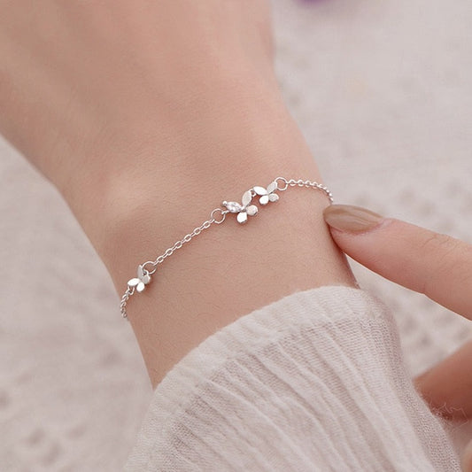 Butterfly Bracelet 925 Silver