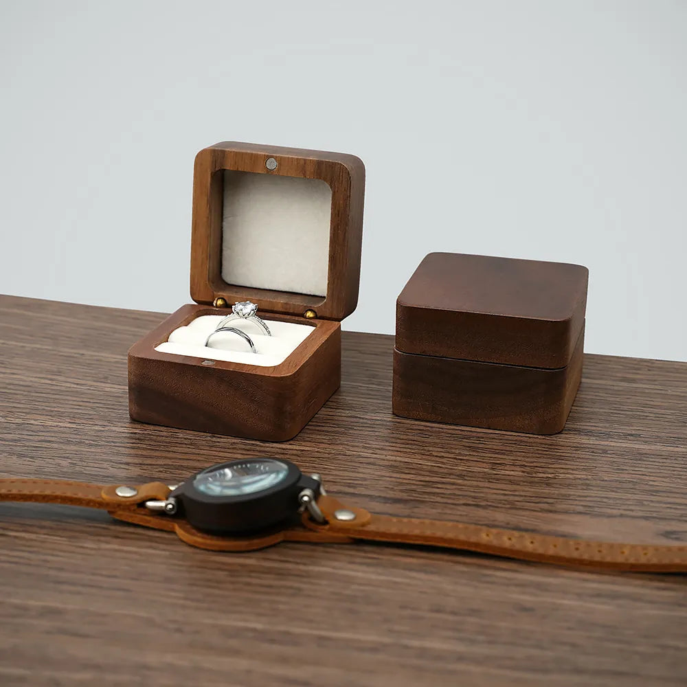 Eternal Love Wooden Ring Box