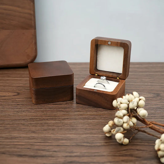 Eternal Love Wooden Ring Box