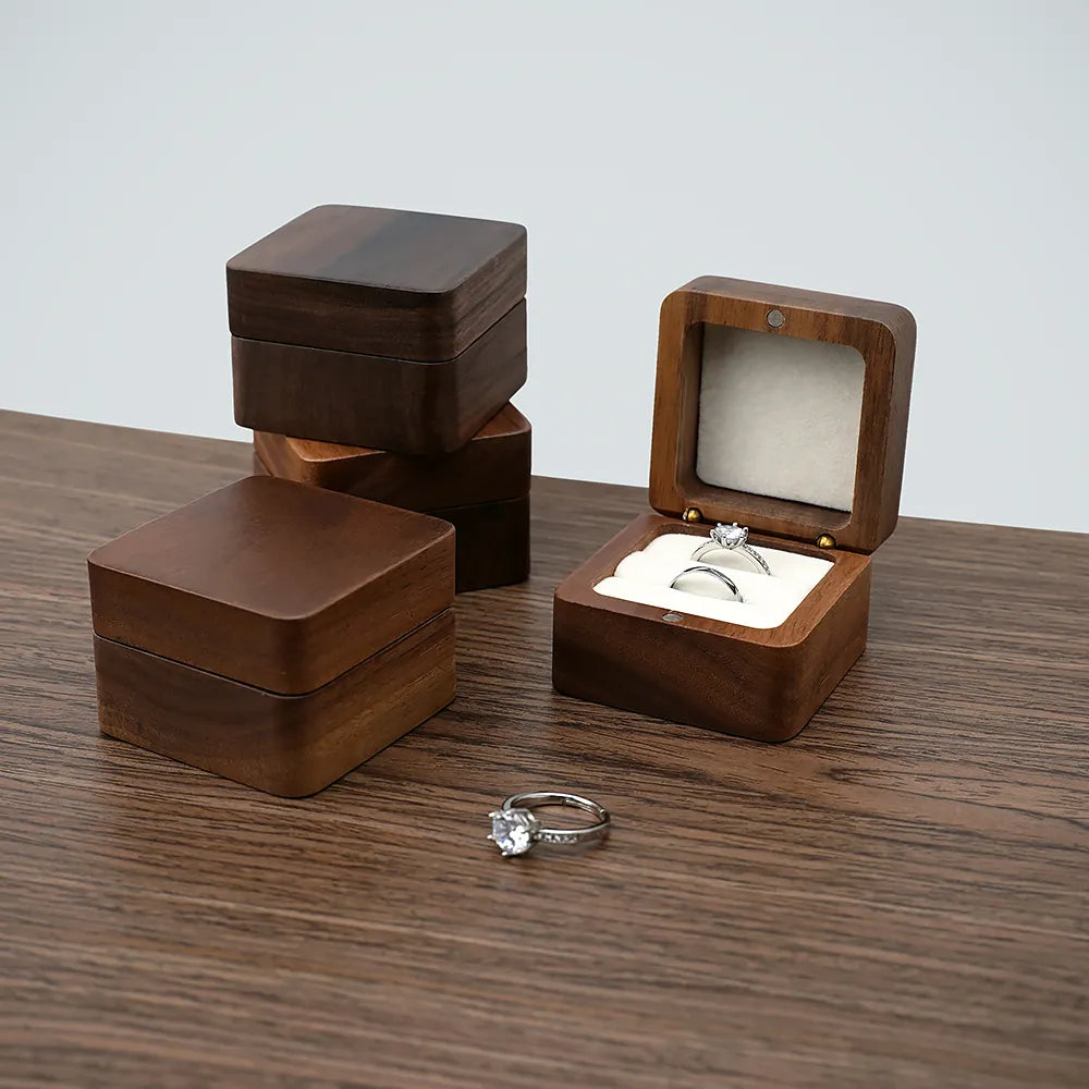 Eternal Love Wooden Ring Box