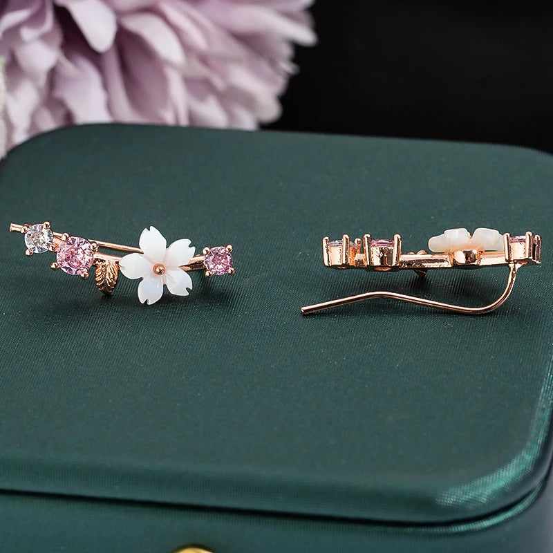 Dainty Flower Stud Earrings