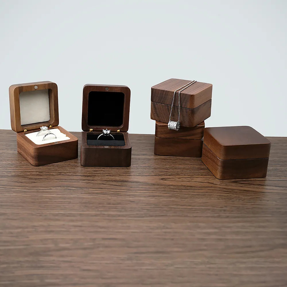 Eternal Love Wooden Ring Box