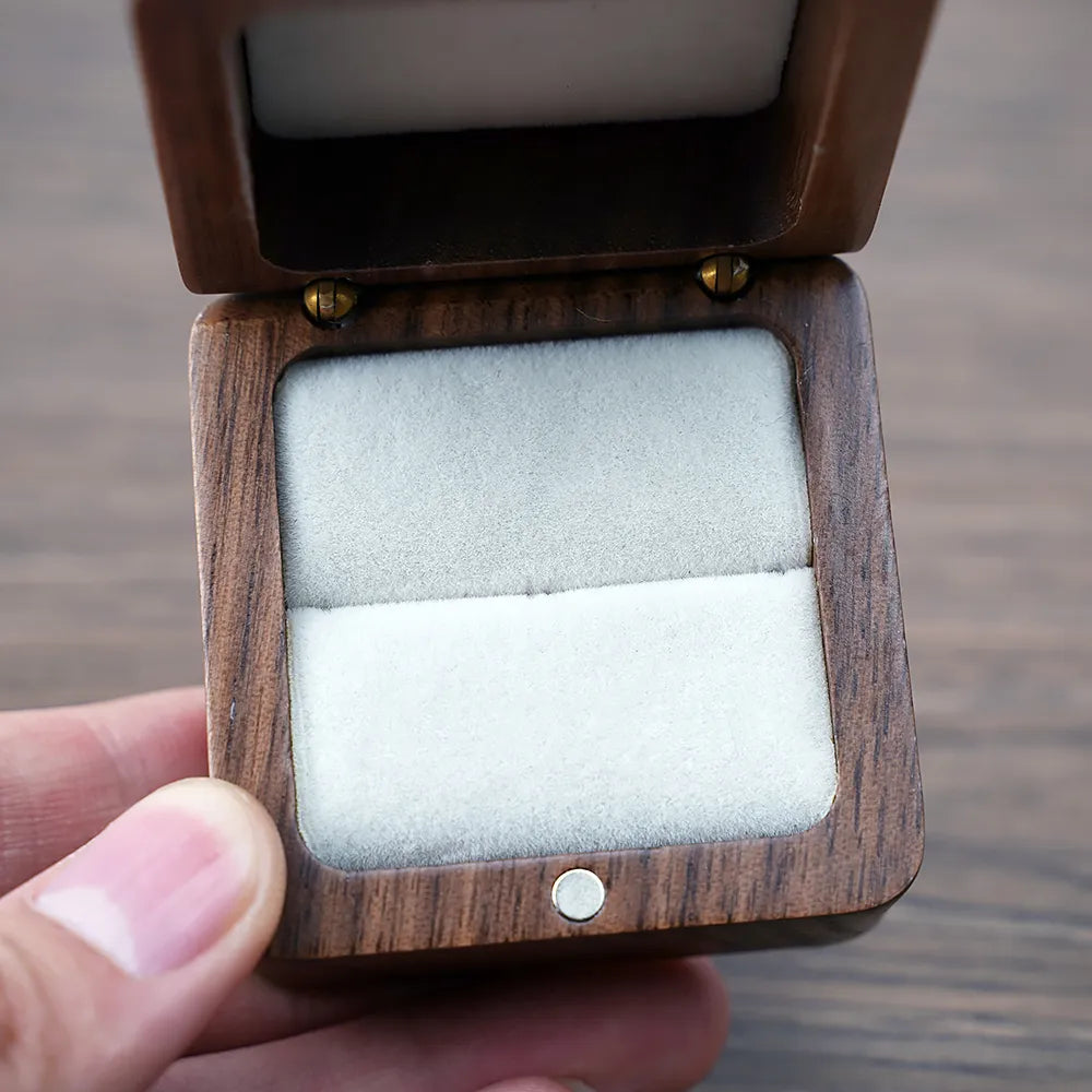 Eternal Love Wooden Ring Box