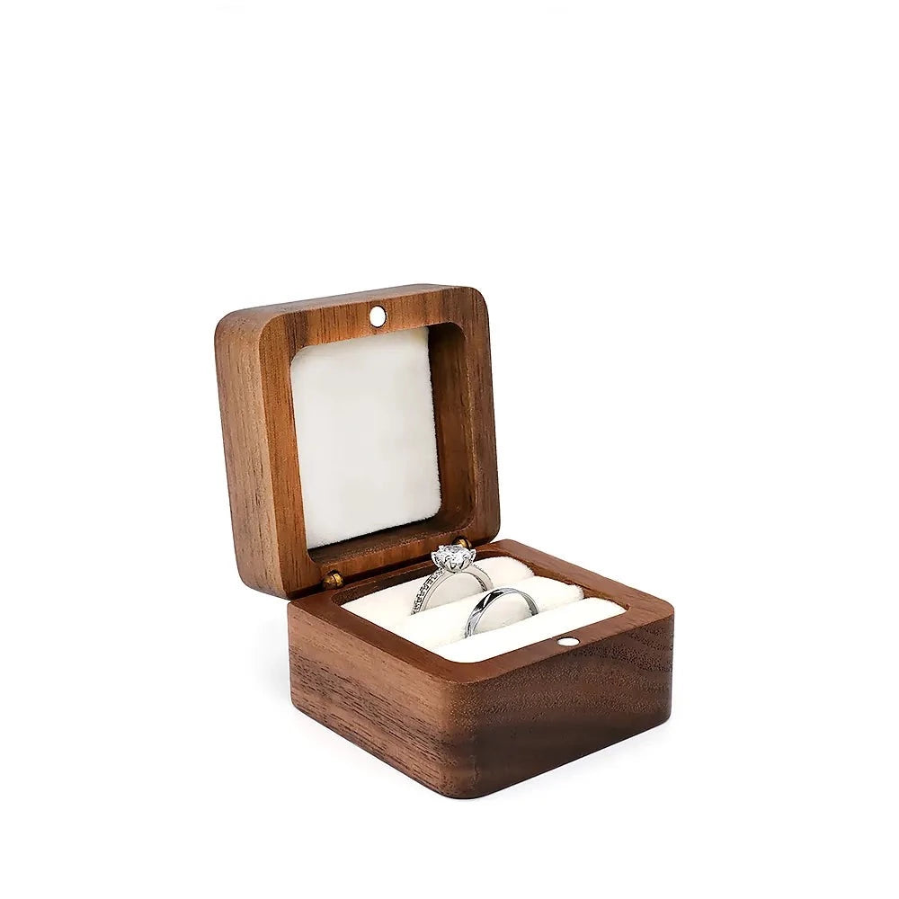 Eternal Love Wooden Ring Box