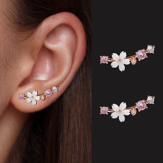 Dainty Flower Stud Earrings