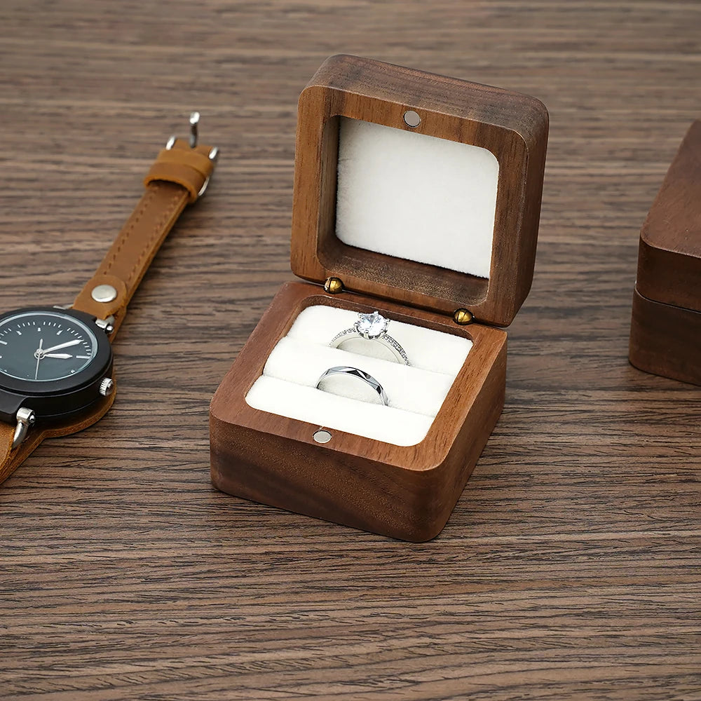 Eternal Love Wooden Ring Box