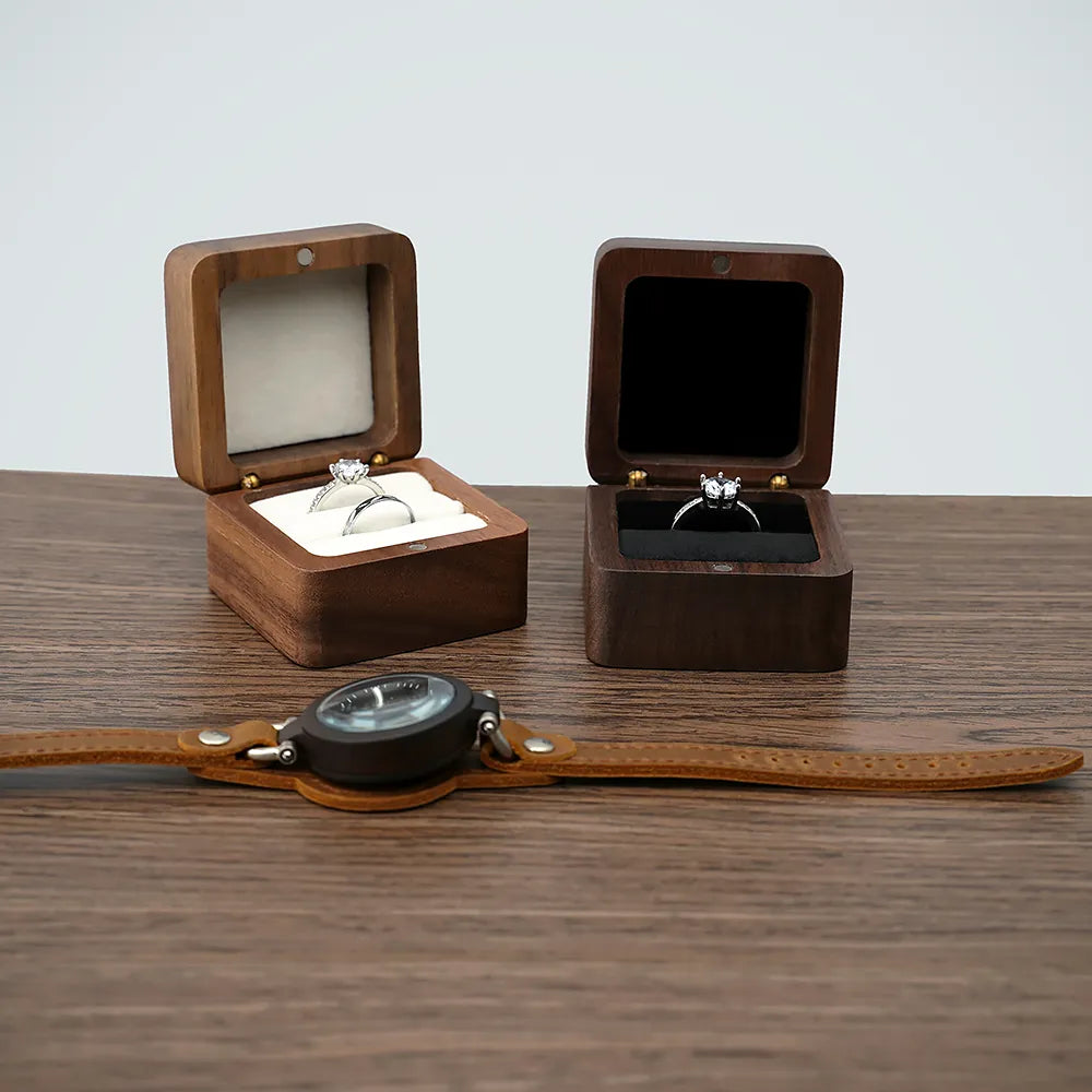 Eternal Love Wooden Ring Box