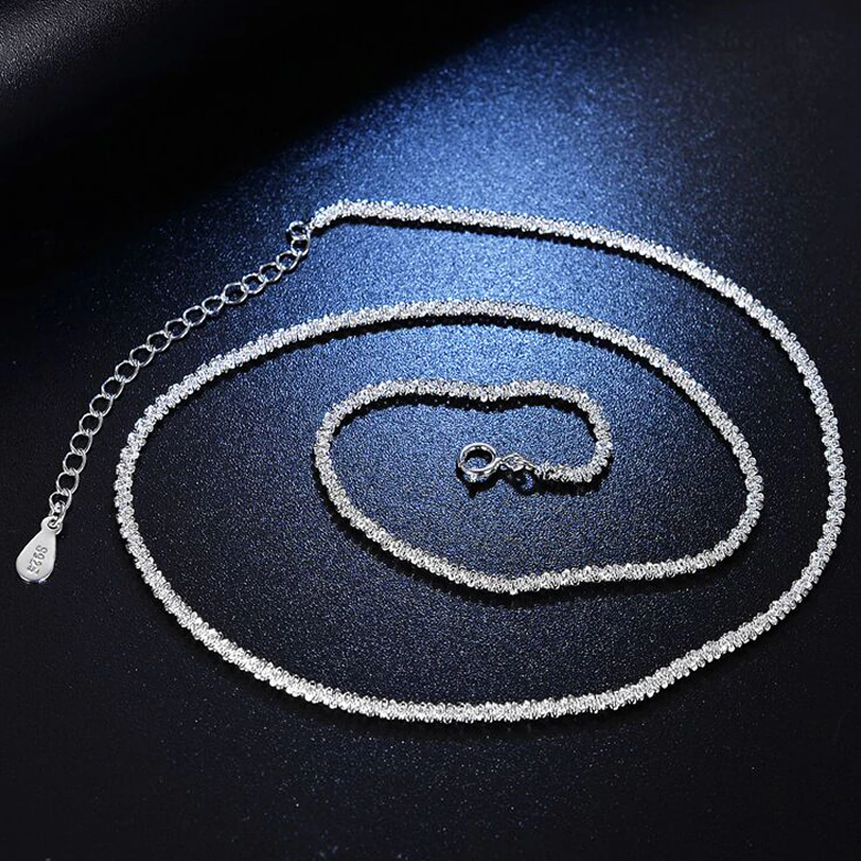 Minimalist Silver Chain Necklace